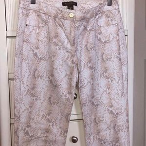 White House Black Market Snakeskin jeans